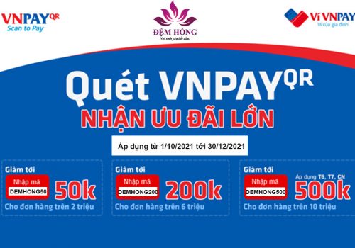 Thanh toán VNPAY nhận ưu đãi tới 500k