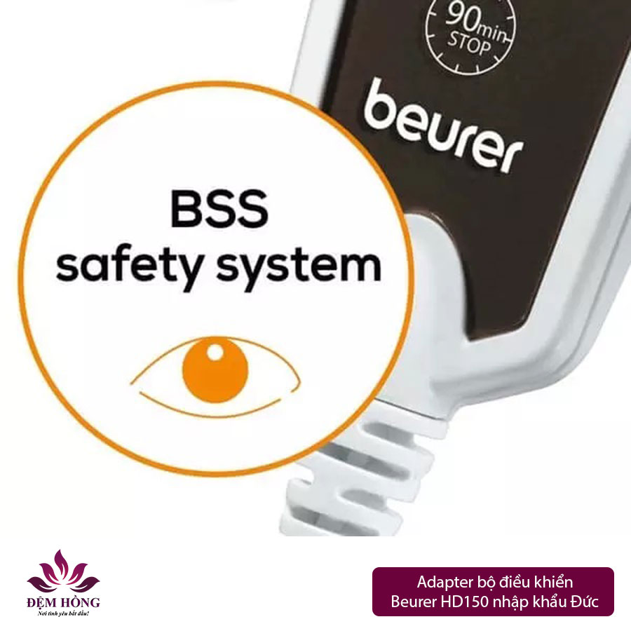 BSS là tiêu chuẩn an toàn cho hệ thống điện áp dụng cho các sản phẩm của Beurer