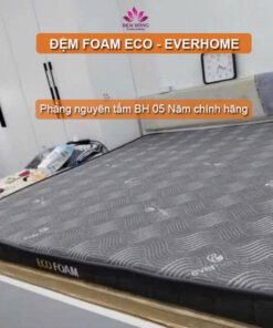 Đệm Foam Eco Everhome mặt ghi