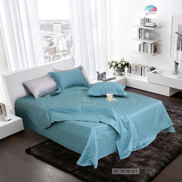 Bộ chăn ga gối Sông Hồng Basic mã mầu SH_BC26-201